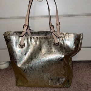 Gold Michael Kors Bag